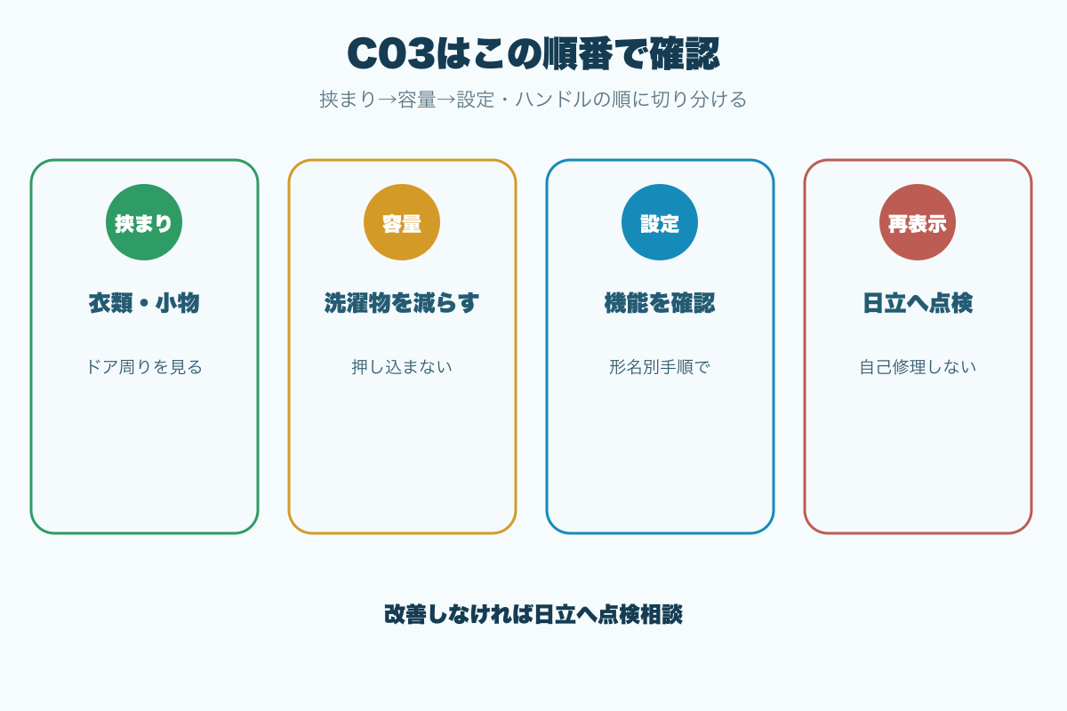 C03はこの順番で確認
